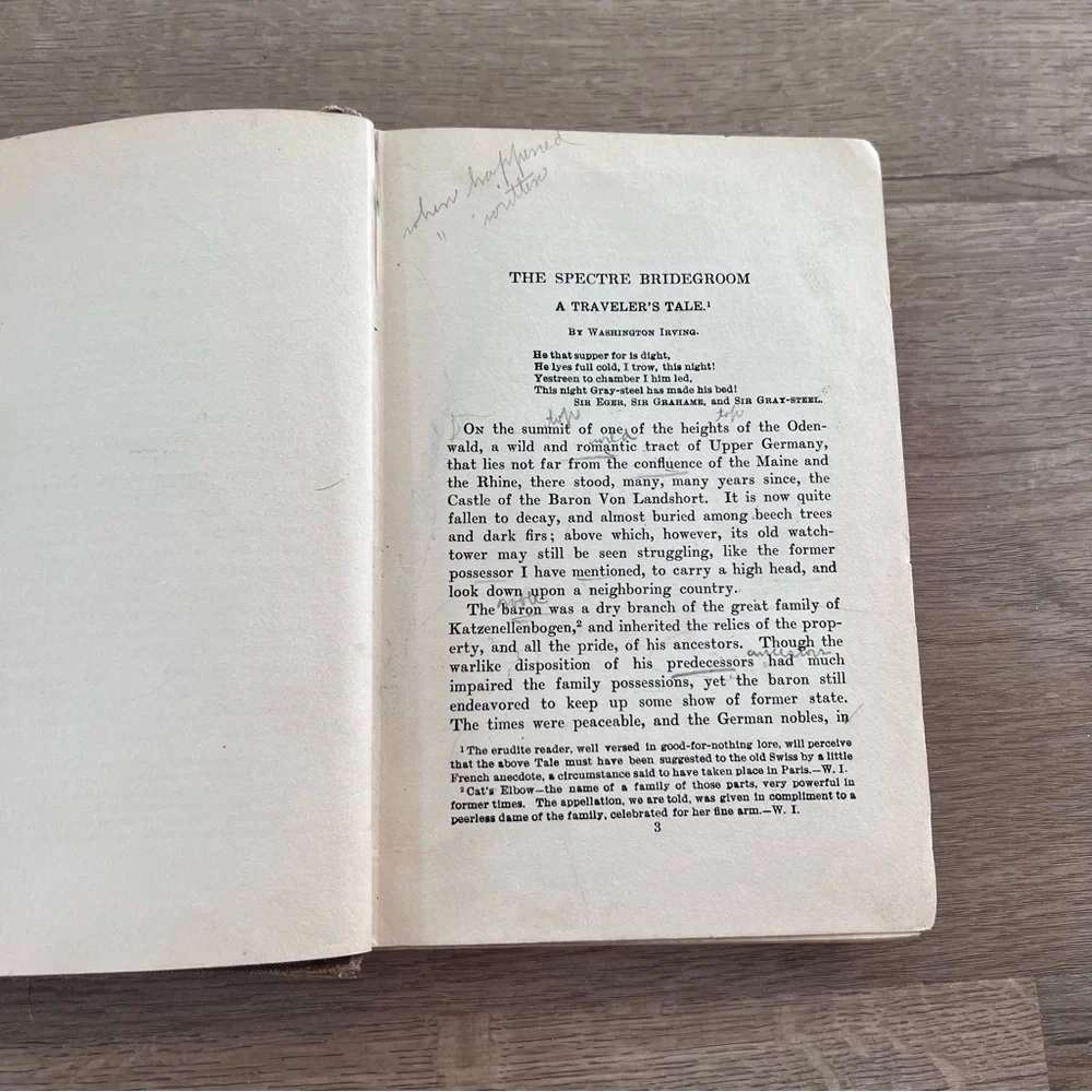 Antique 1914 Book STORIES from AMERICAN AUTHORS (First-Year High School ENGLISH)